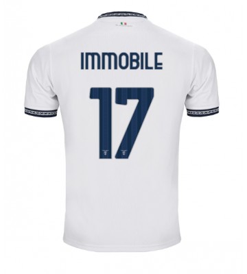 Lacne Muži Futbalové dres Lazio Ciro Immobile #17 2023-24 Krátky Rukáv - Tretina